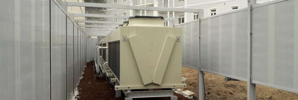 Barreira acústica. continente